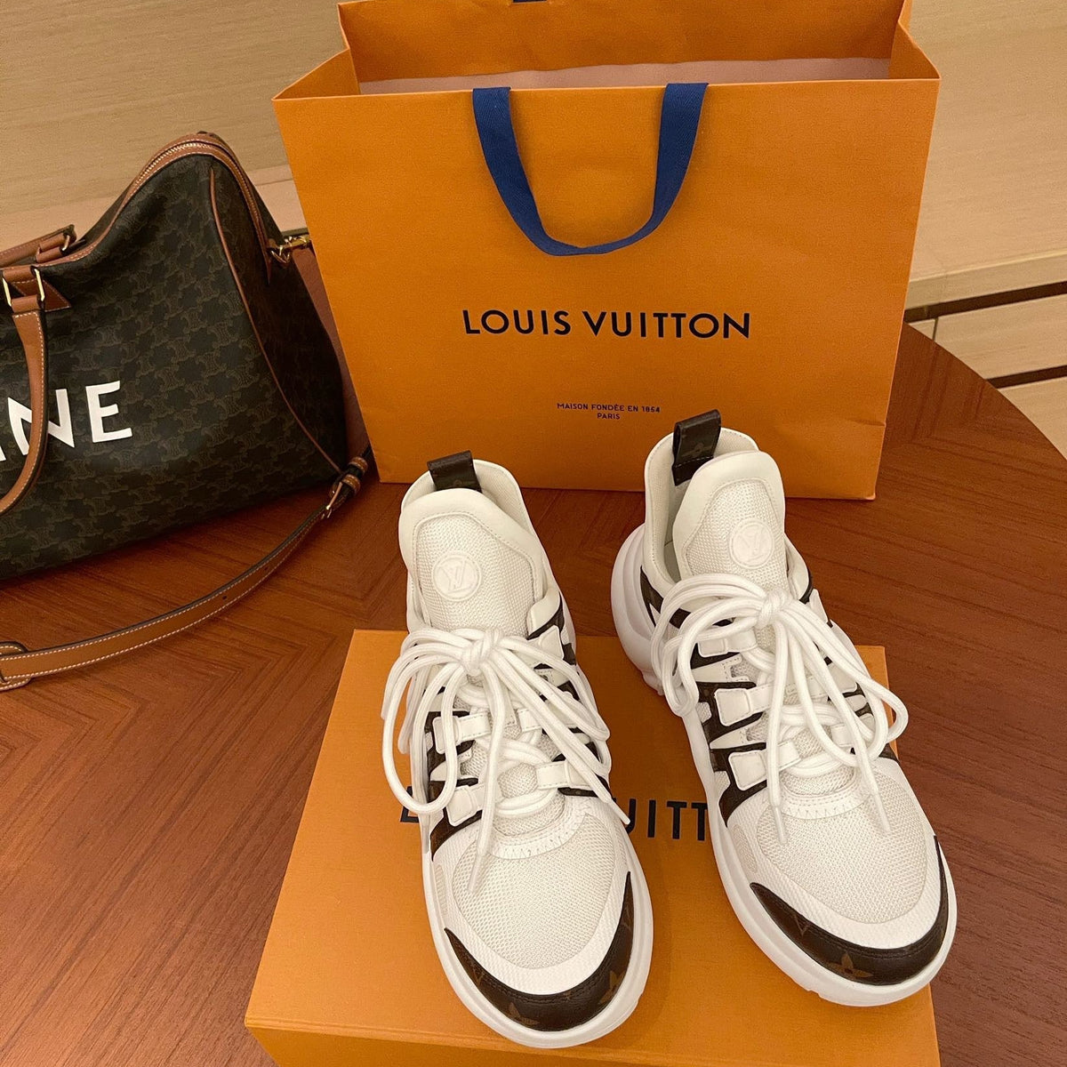 Louis Vuitton Shoes? Louis Vuitton Lou Archlight Trainers Premium Designer Casual Shoes
