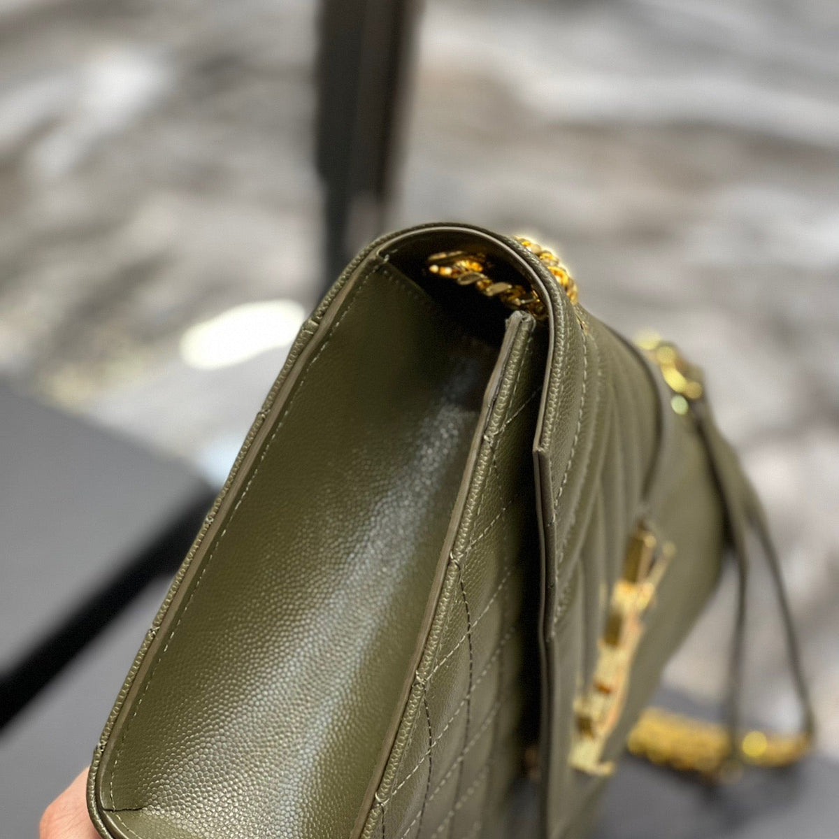 Saint Laurent Wallets? Saint Laurent Envelope Medium Bag Elegant Everyday Leather Wallet