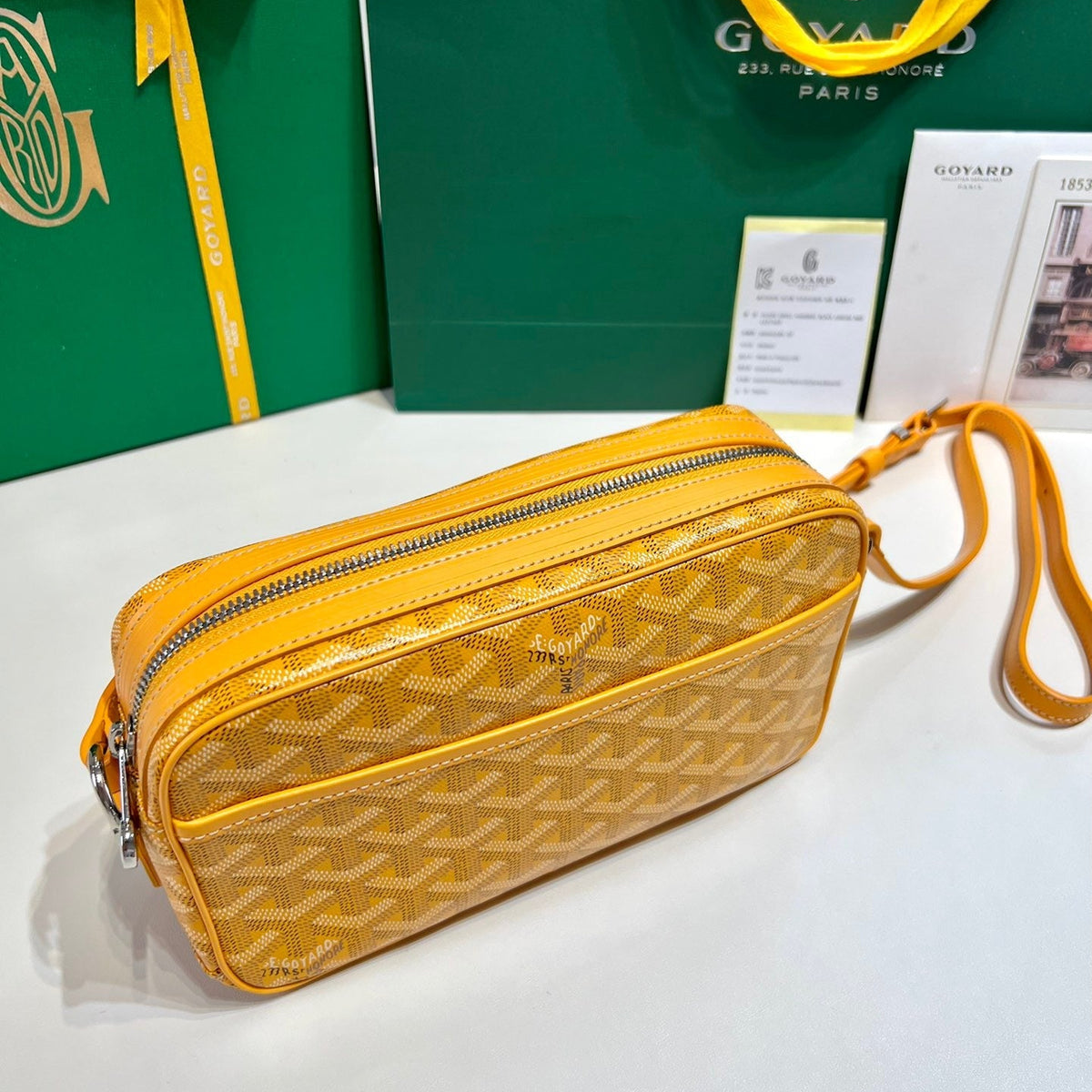 Wallets? Goya Cap Vert Bag Compact Luxury Card Wallet