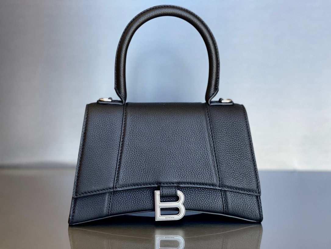 Wallets? Bal Hourglass Top Handle Bag Compact Luxury Card Wallet