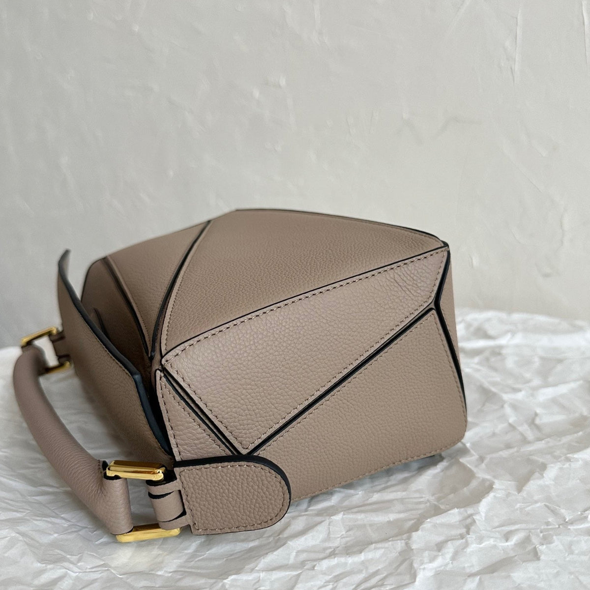 Wallets? Loew Small Puzzle Edge Bag Premium Leather Designer Wallet