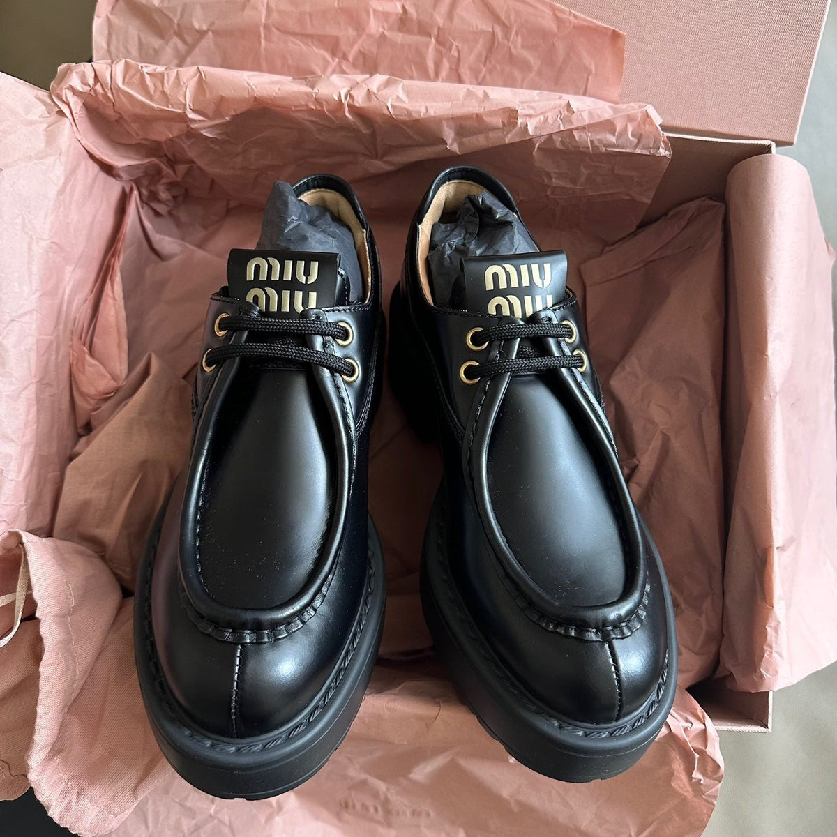 Shoes? Miu M Loafers Premium Designer Casual Shoes
