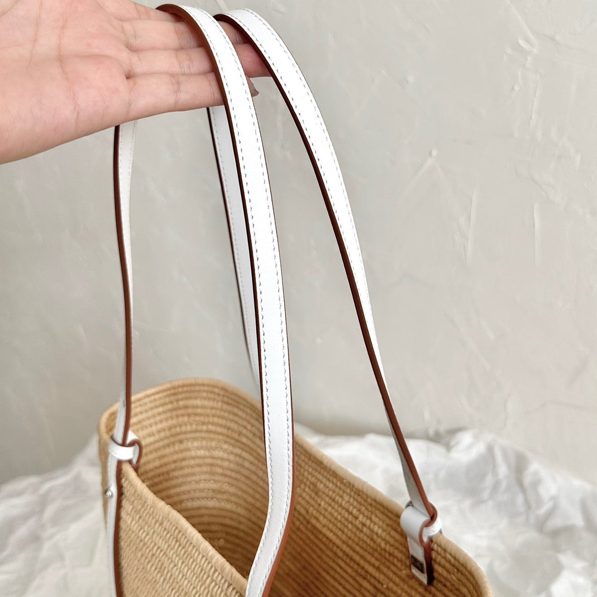 Wallets? Loew Small Square Basket Bag Elegant Everyday Leather Wallet