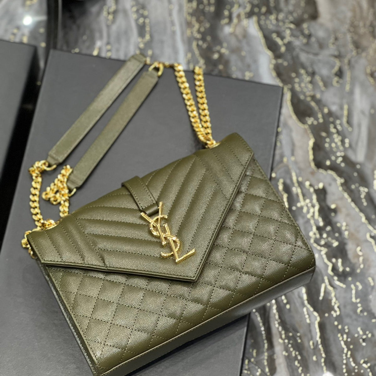 Saint Laurent Wallets? Saint Laurent Envelope Medium Bag Elegant Everyday Leather Wallet