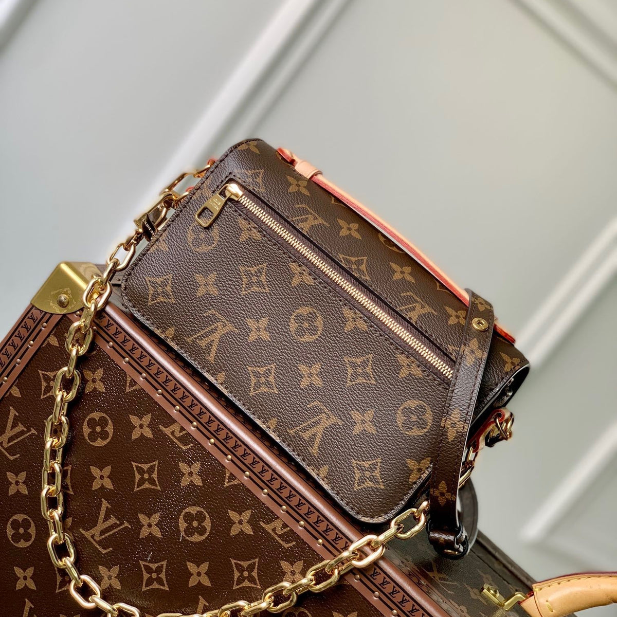 Louis Vuitton Wallets? Louis Vuitton Lou Pochette Metis East West Bag Compact Luxury Card Wallet