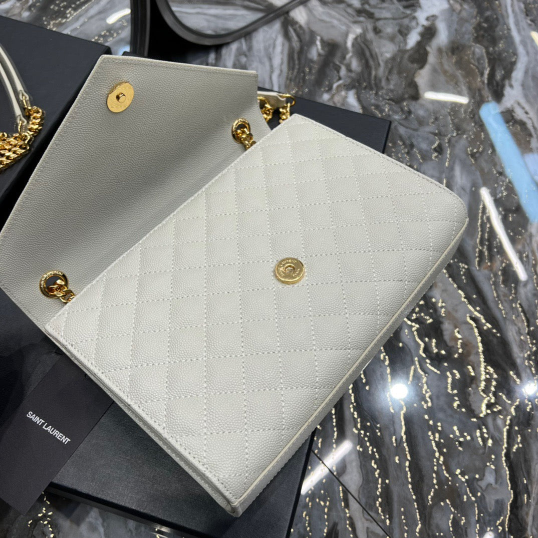Saint Laurent Wallets? Saint Laurent Envelope Medium Bag Elegant Everyday Leather Wallet
