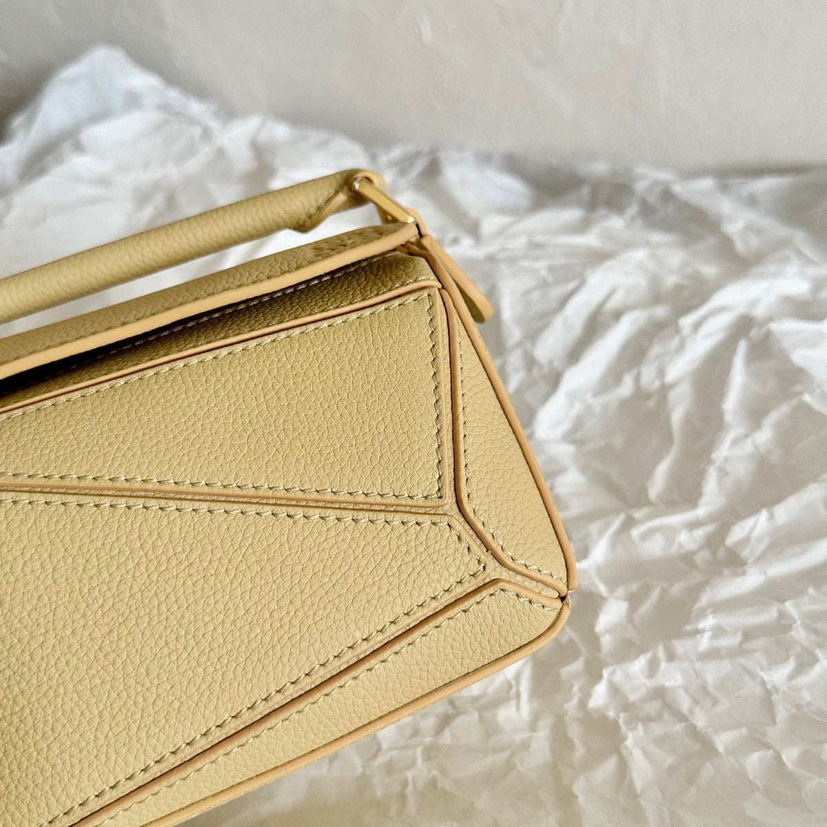 Wallets? Loew Mini Puzzle Edge Bag Premium Leather Designer Wallet