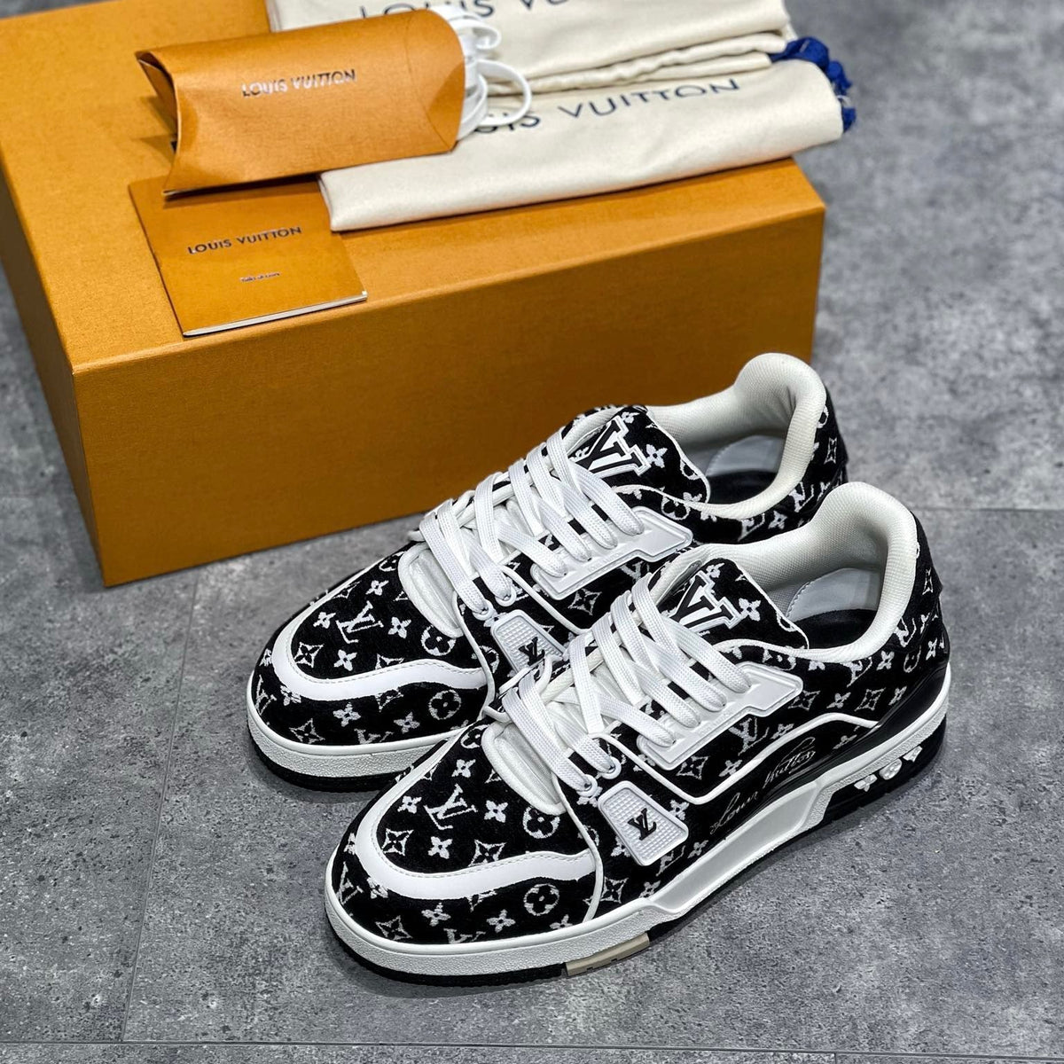 Louis Vuitton Shoes? Louis Vuitton Lou Trainers Premium Designer Casual Shoes