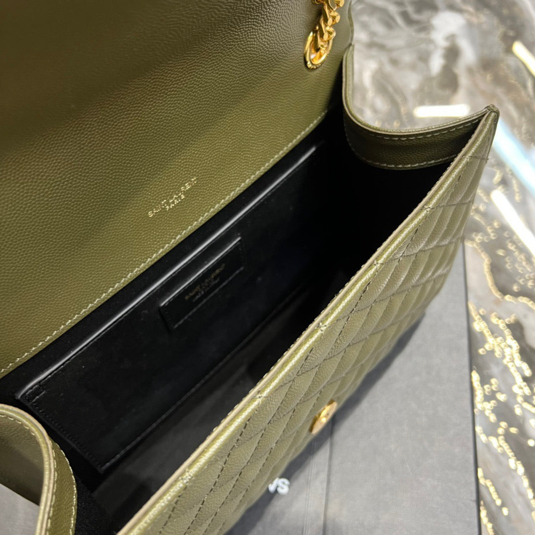 Saint Laurent Wallets? Saint Laurent Envelope Medium Bag Elegant Everyday Leather Wallet
