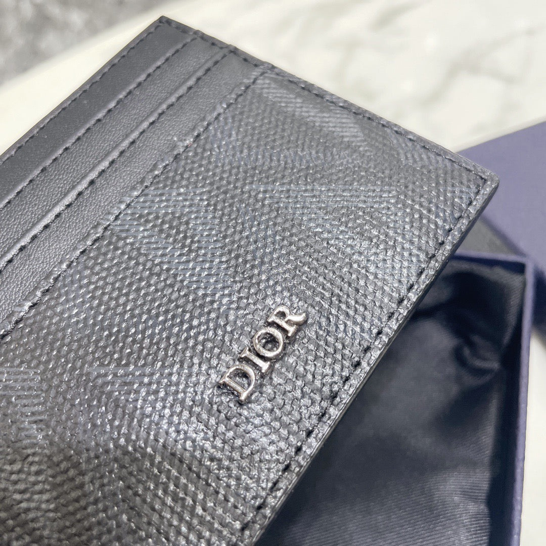 Dior Wallets? Dior Card Holder Elegant Everyday Leather Wallet