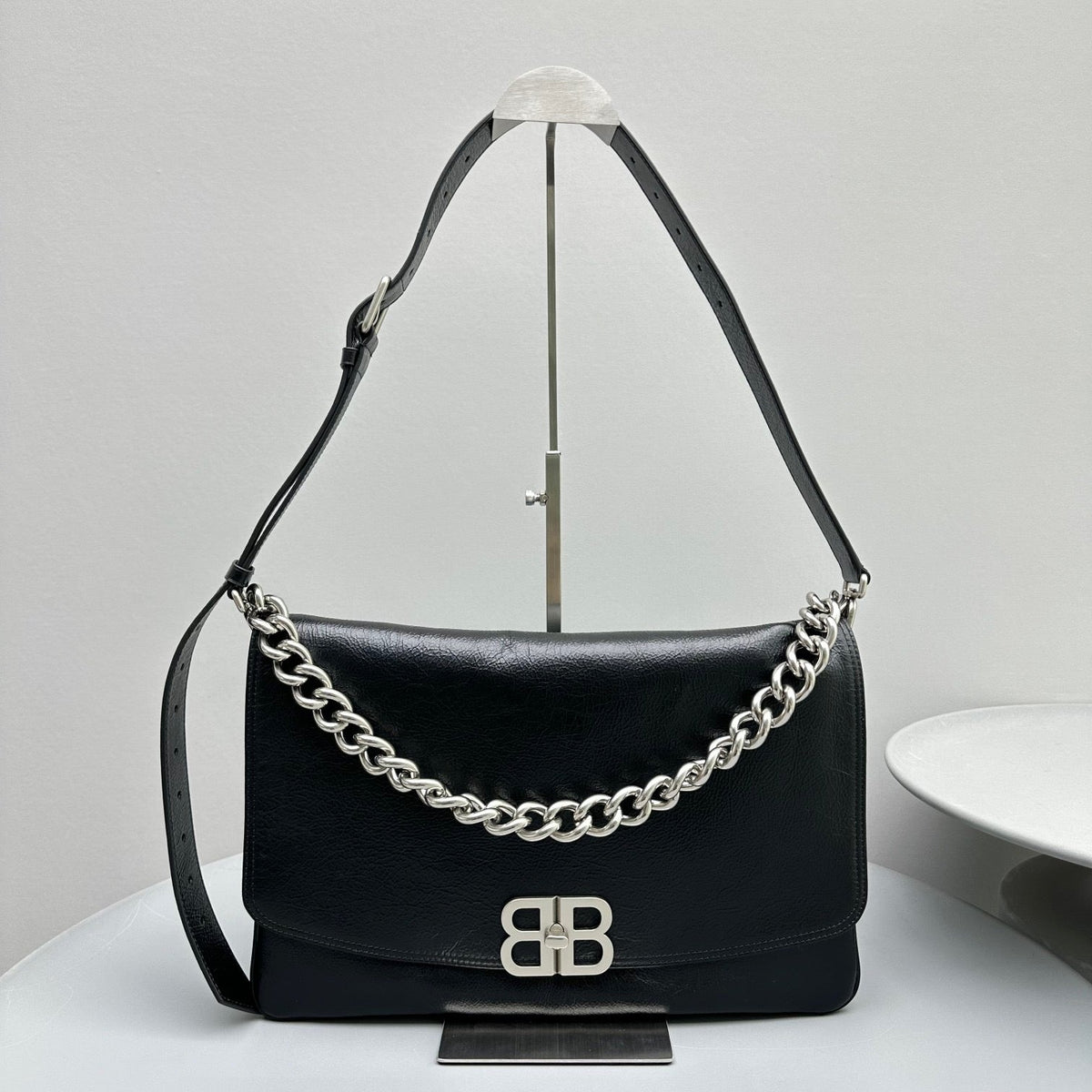 Wallets? Bal Bb Soft Large Flap Bag Premium Leather Designer Wallet