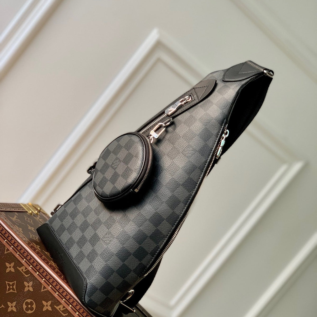 Louis Vuitton Wallets? Louis Vuitton Lou Duo Sling Bag Elegant Everyday Leather Wallet