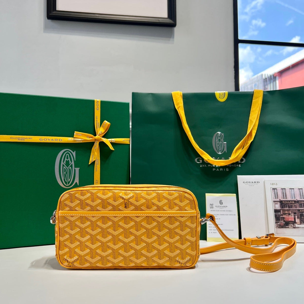 Wallets? Goya Cap Vert Bag Compact Luxury Card Wallet