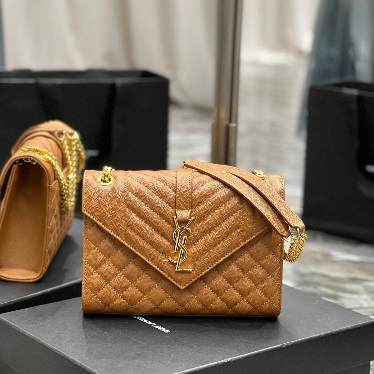 Saint Laurent Wallets? Saint Laurent Envelope Medium Bag Elegant Everyday Leather Wallet