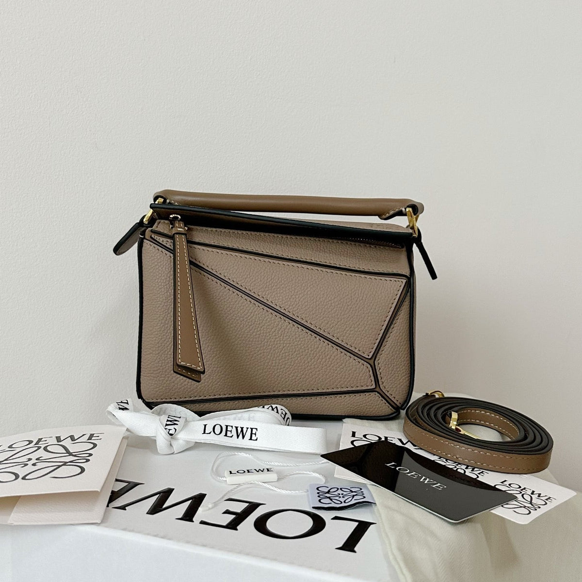 Wallets? Loew Mini Puzzle Edge Bag Compact Luxury Card Wallet