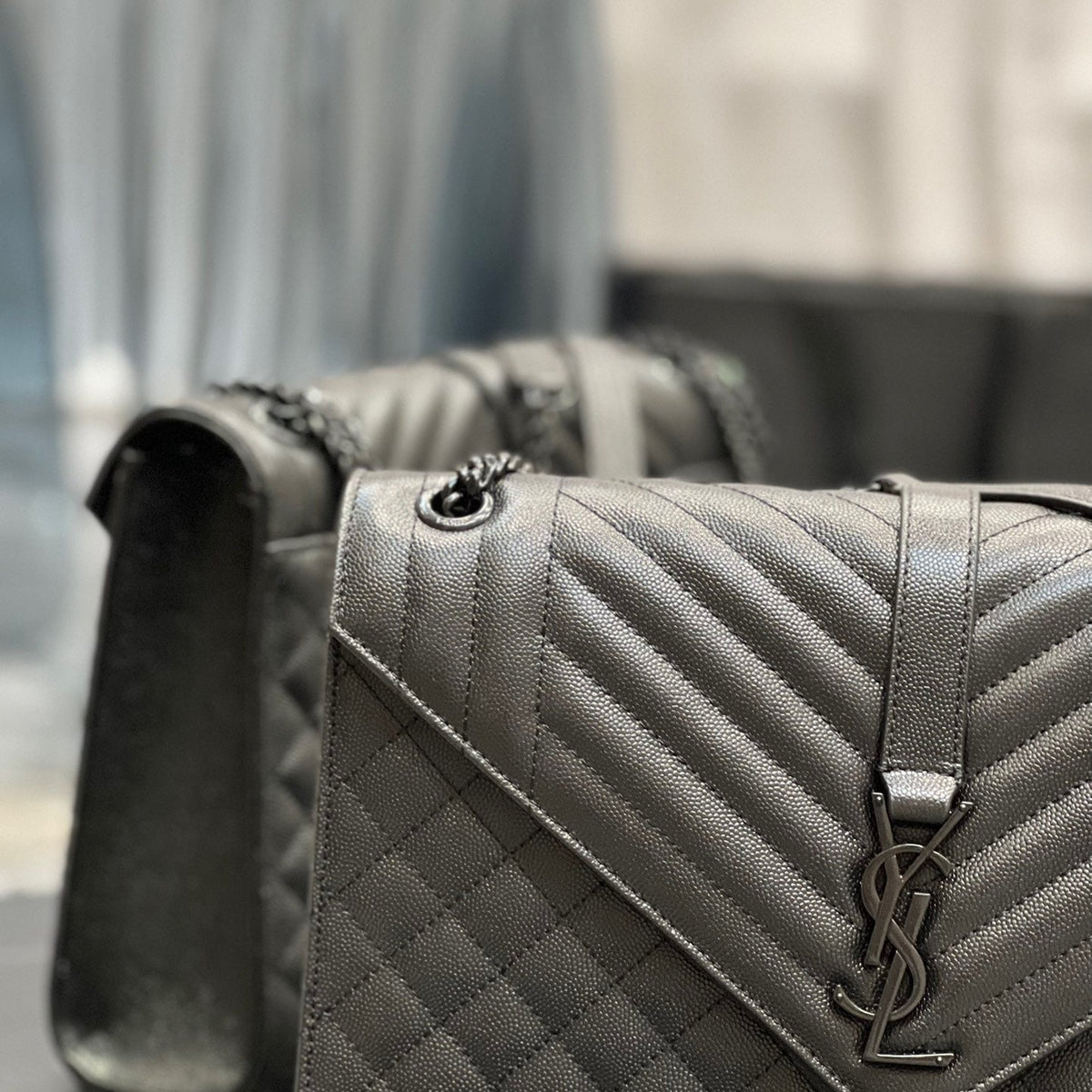 Saint Laurent Wallets? Saint Laurent Envelope Large Bag Compact Luxury Card Wallet