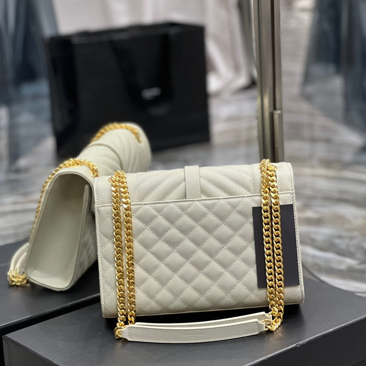 Saint Laurent Wallets? Saint Laurent Envelope Medium Bag Elegant Everyday Leather Wallet