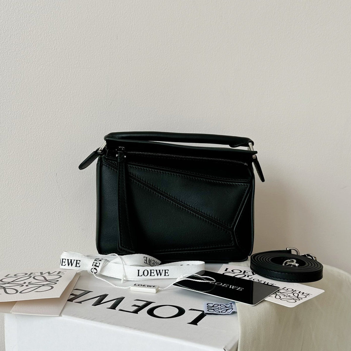 Wallets? Loew Mini Puzzle Edge Bag Compact Luxury Card Wallet