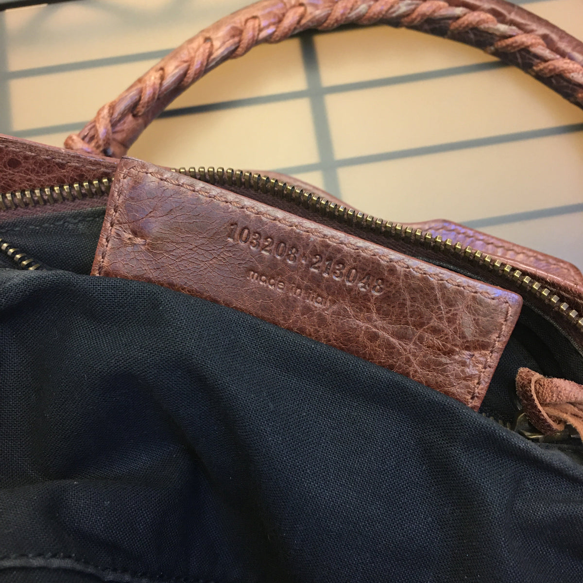 Balenciaga First Handbag in Brown Leather | Designer Luxury Handbag