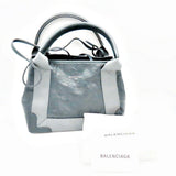Balenciaga designer tote bag leather closeup detail