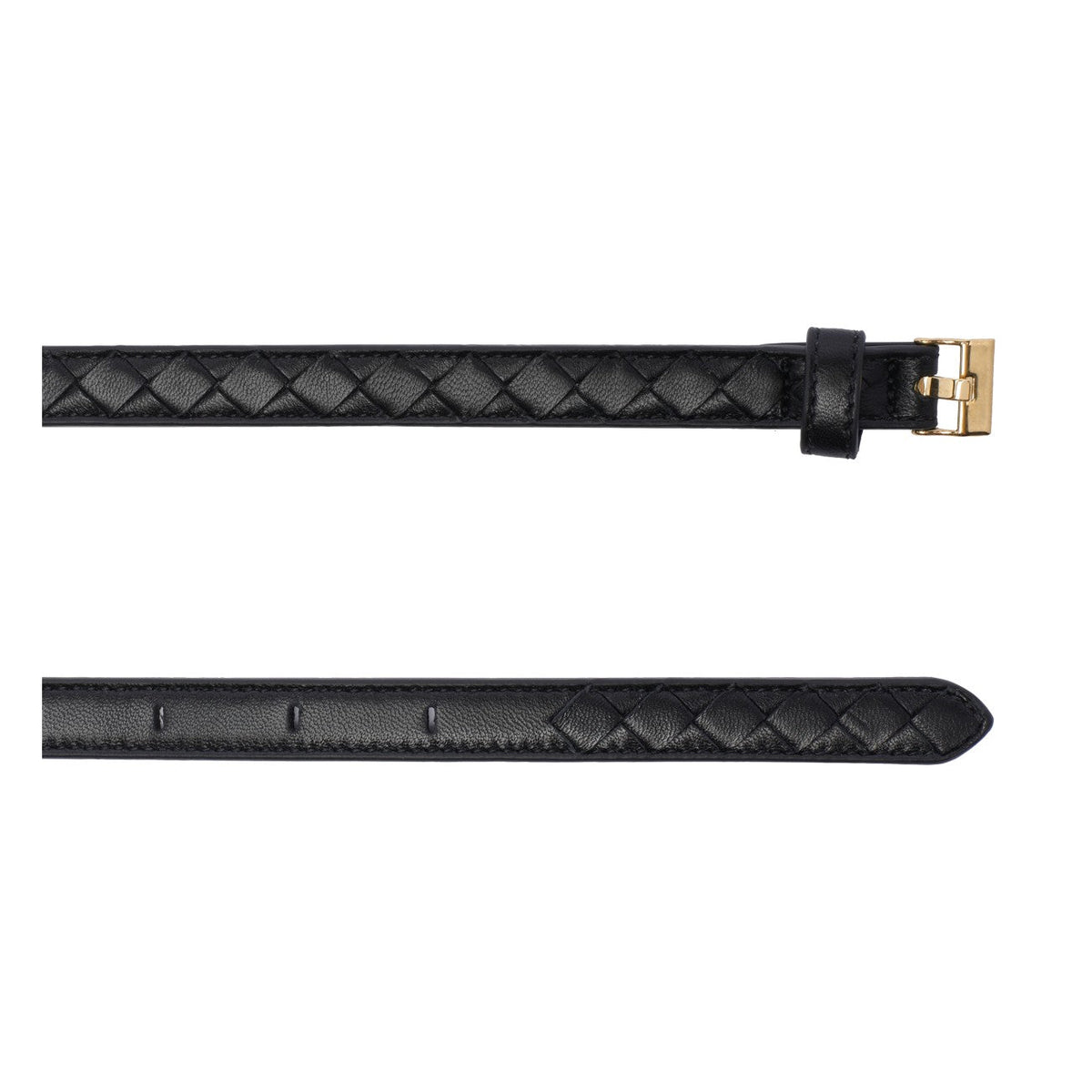 Bottega Veneta premium belts detail and craftsmanship close-up