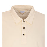 Close-up of Bottega Veneta tee shirts hardware and fine stitching