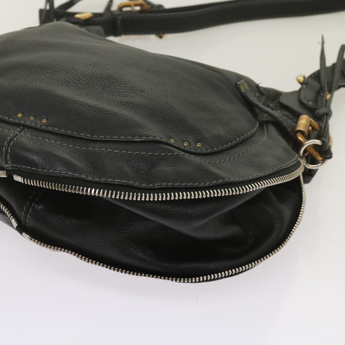 Yolvantix elegant leather Shoulder Bag flat lay view