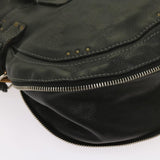 Chloe designer shoulder bag leather closeup detail