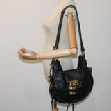 Authentic Chloe shoulder bag Black luxury fashion accessory