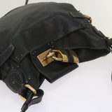 Chloe designer shoulder bag leather closeup detail
