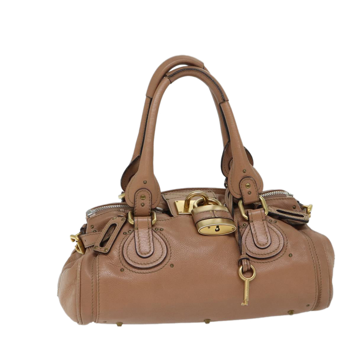 Chloe women's handbag Beige luxury designer leather
