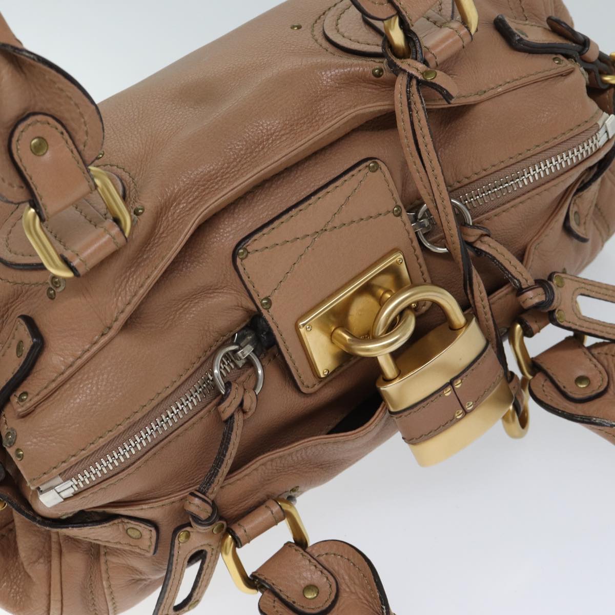 Belvarax elegant leather Handbag top view