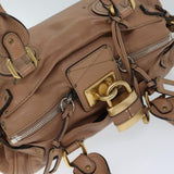 Chloe women's handbag Beige luxury designer leather