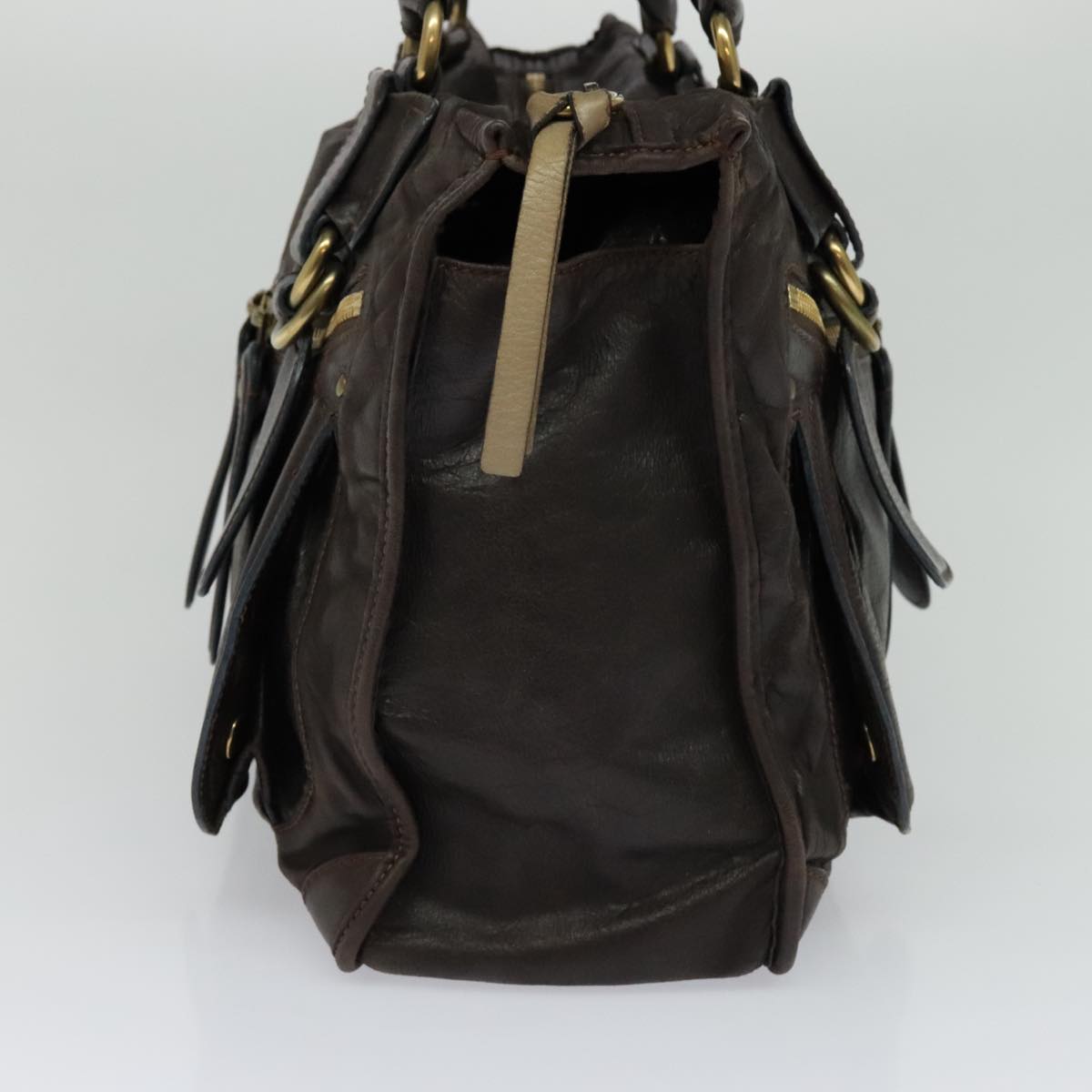 Chloe women's handbag Brown luxury designer leather