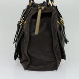 Chloe women's handbag Brown luxury designer leather