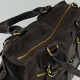 Chloe designer handbag leather closeup detail