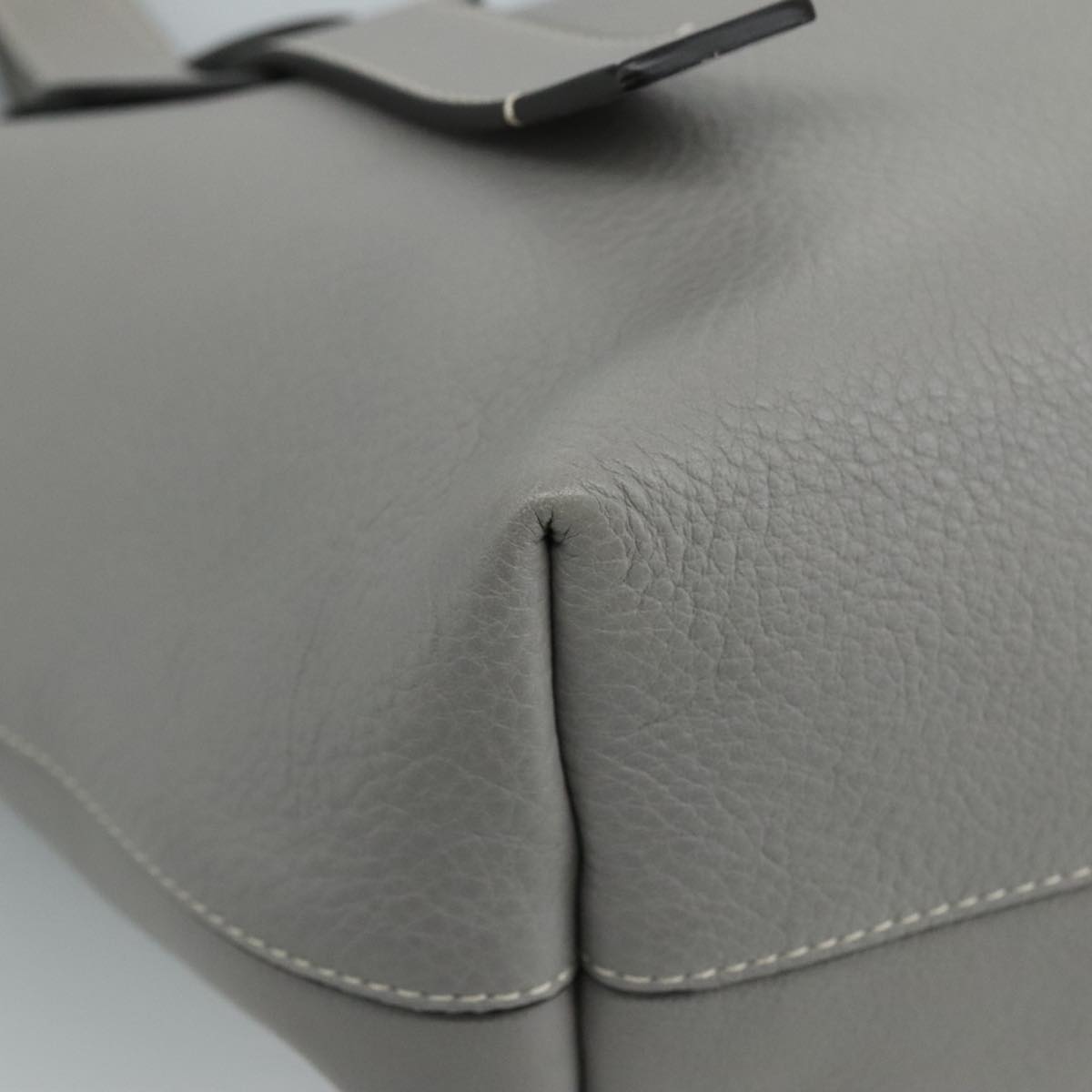 Criselune elegant leather Tote Bag flat lay view
