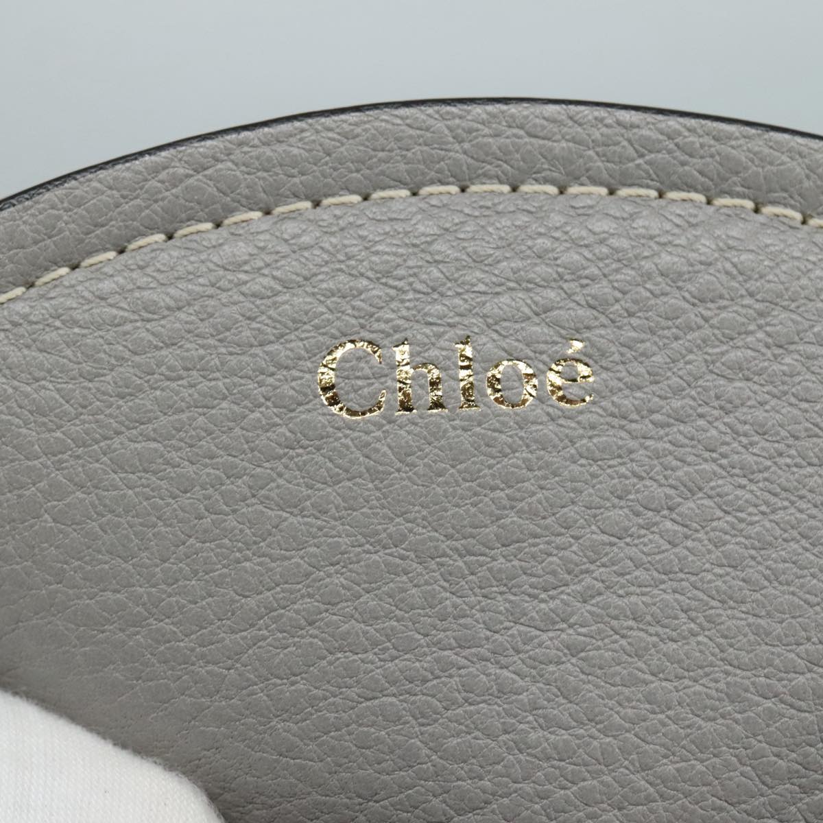 Criselune elegant leather Tote Bag angled view