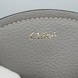 Criselune elegant leather Tote Bag angled view