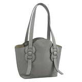 Side view of Chloe tote bag Gray premium designer bag