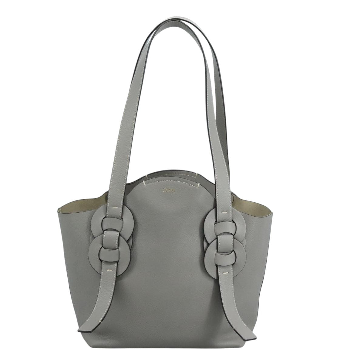 Authentic Chloe tote bag Gray luxury fashion accessory