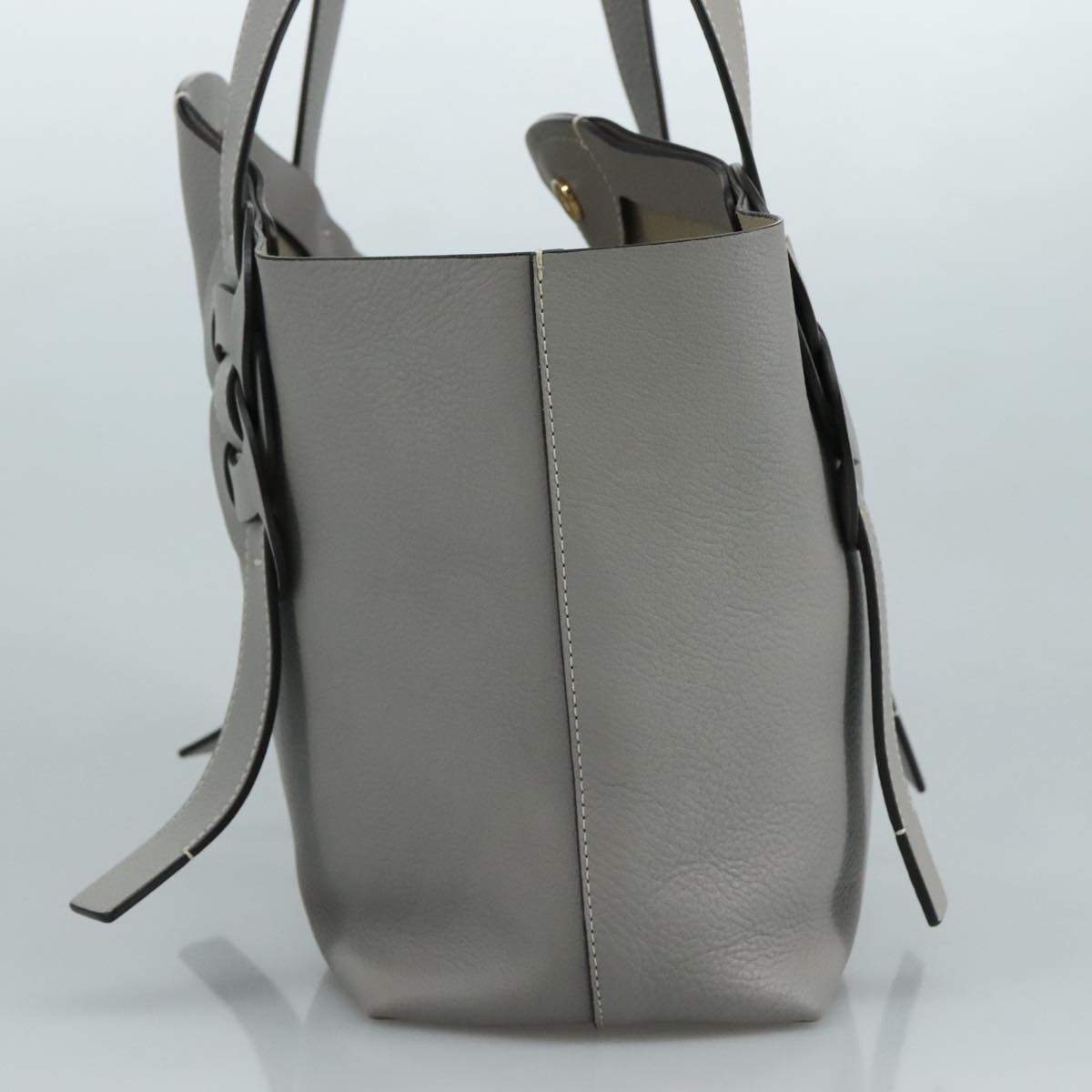 Criselune elegant leather Tote Bag top view