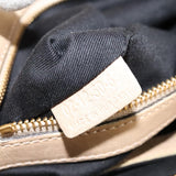 Chloe designer handbag leather closeup detail