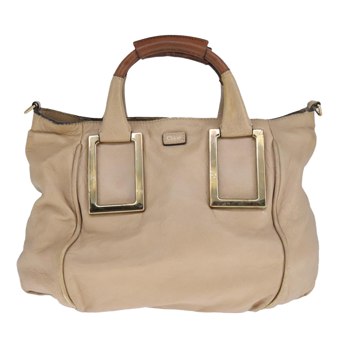 Authentic Chloe handbag Beige luxury fashion accessory