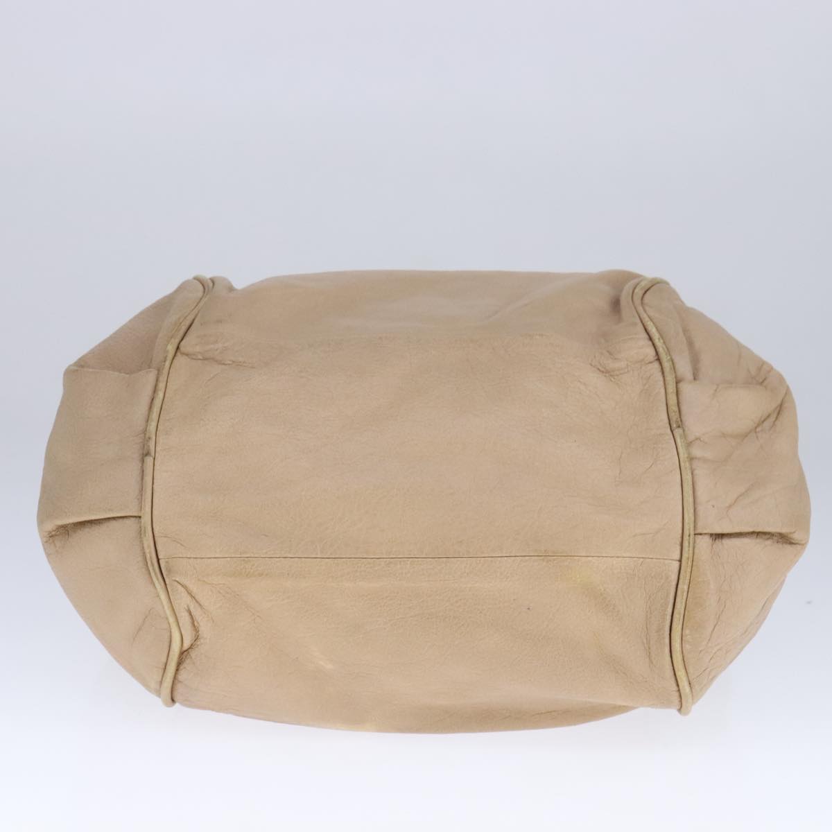 Chloe authentic luxury handbag Beige leather craftsmanship
