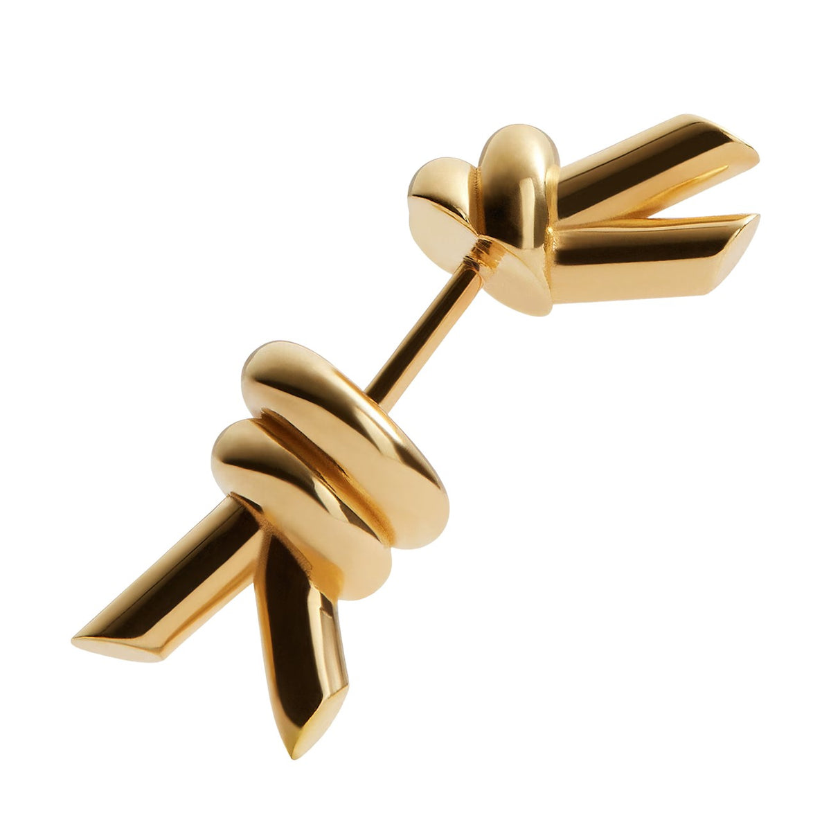Bottega Veneta Jewellery? Bottega Veneta Women Knot Stud Earrings Elegant Everyday Fine Jewellery