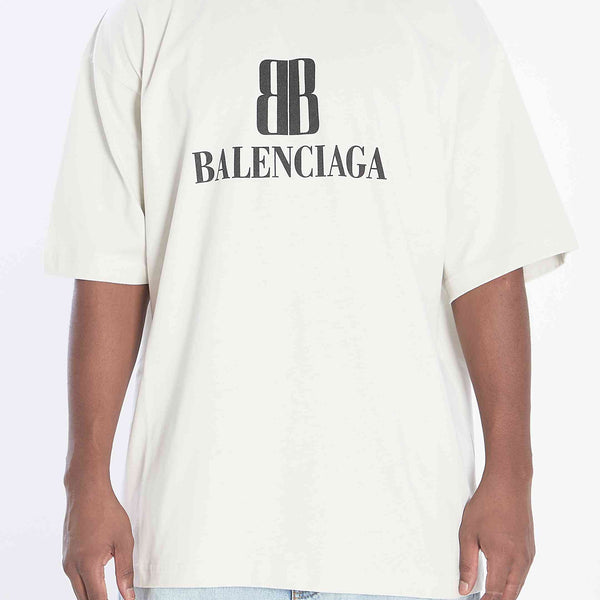 Balenciaga T-Shirts? Balenciaga Men Bb T-Shirt In Cotton Premium Designer Cotton T-Shirt