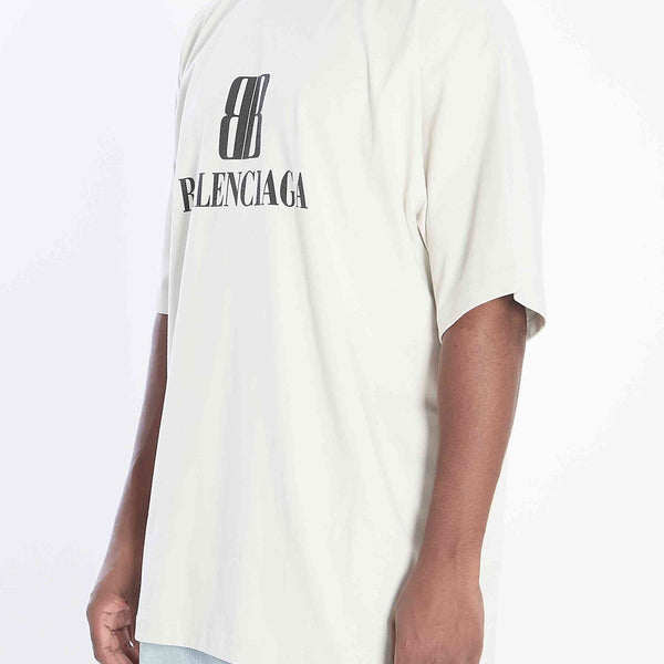 Balenciaga T-Shirts? Balenciaga Men Bb T-Shirt In Cotton Casual Everyday Designer Tee