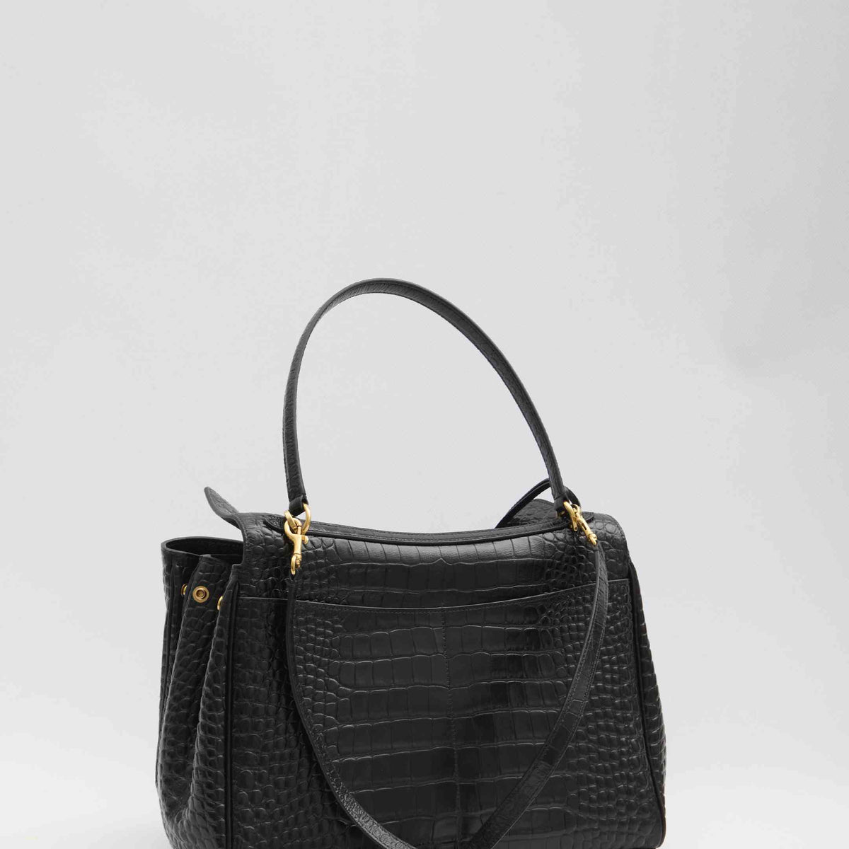 Balenciaga premium shoulder bags detail and craftsmanship close-up