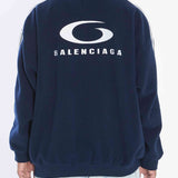 Close-up of Balenciaga sweaters & pullovers hardware and fine stitching